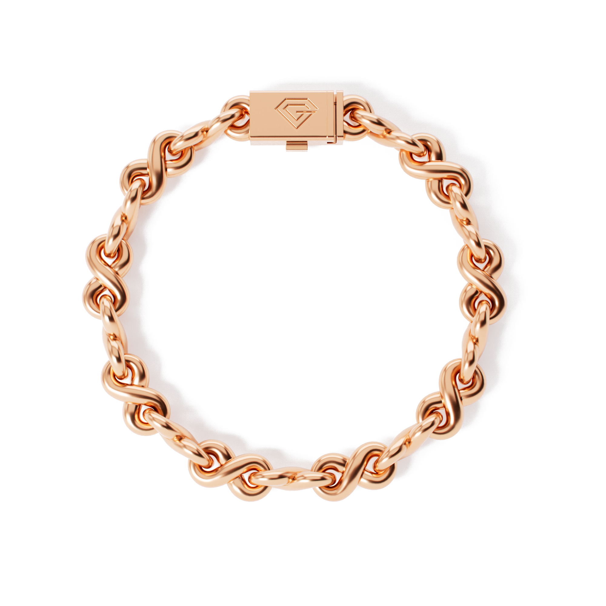 Twisted Gold Infinity Bracelet