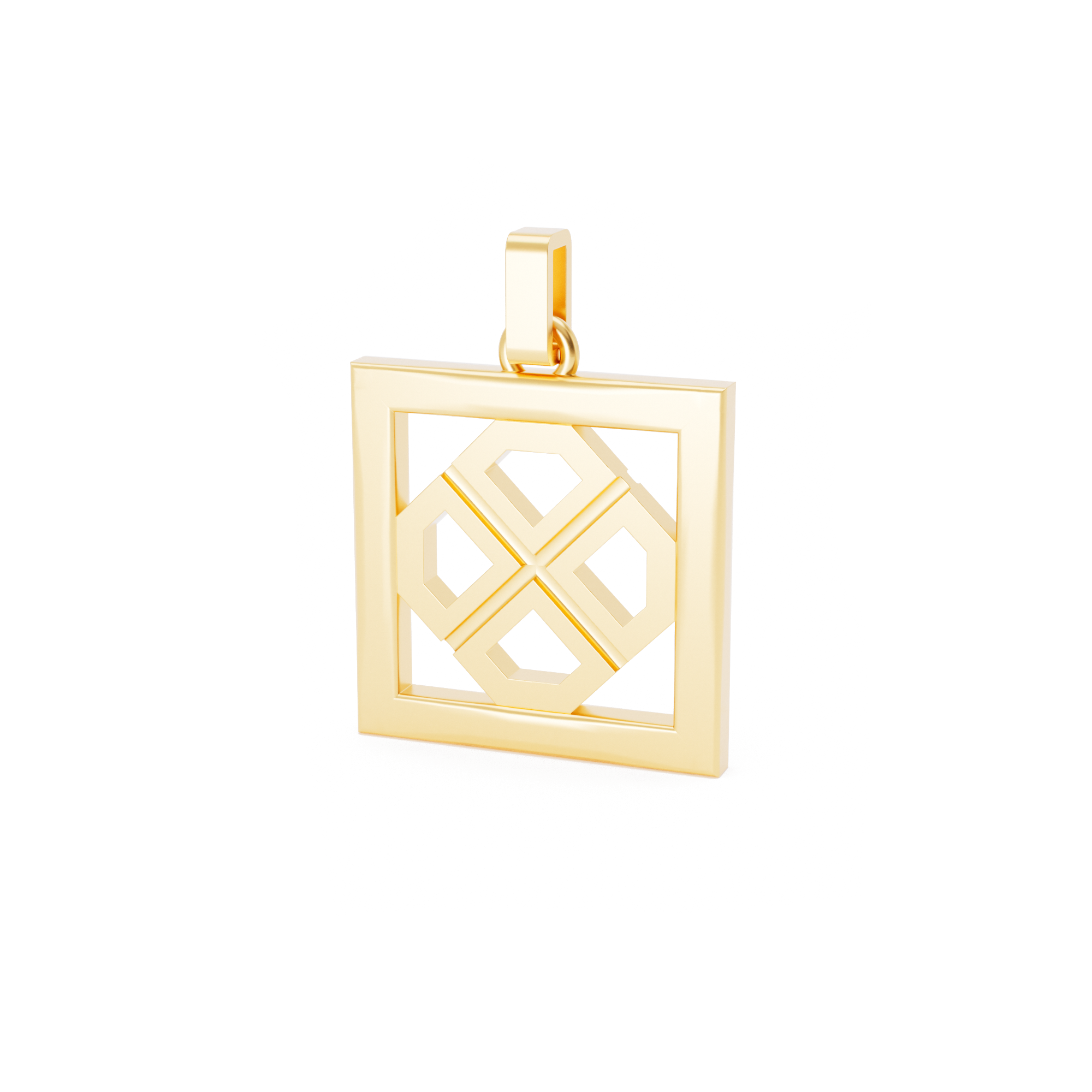 Gold GG Signature Pendant