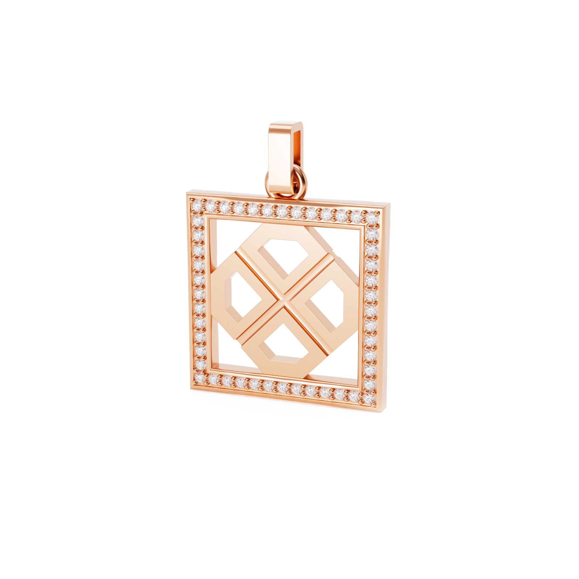 Diamond GG Signature Pendant