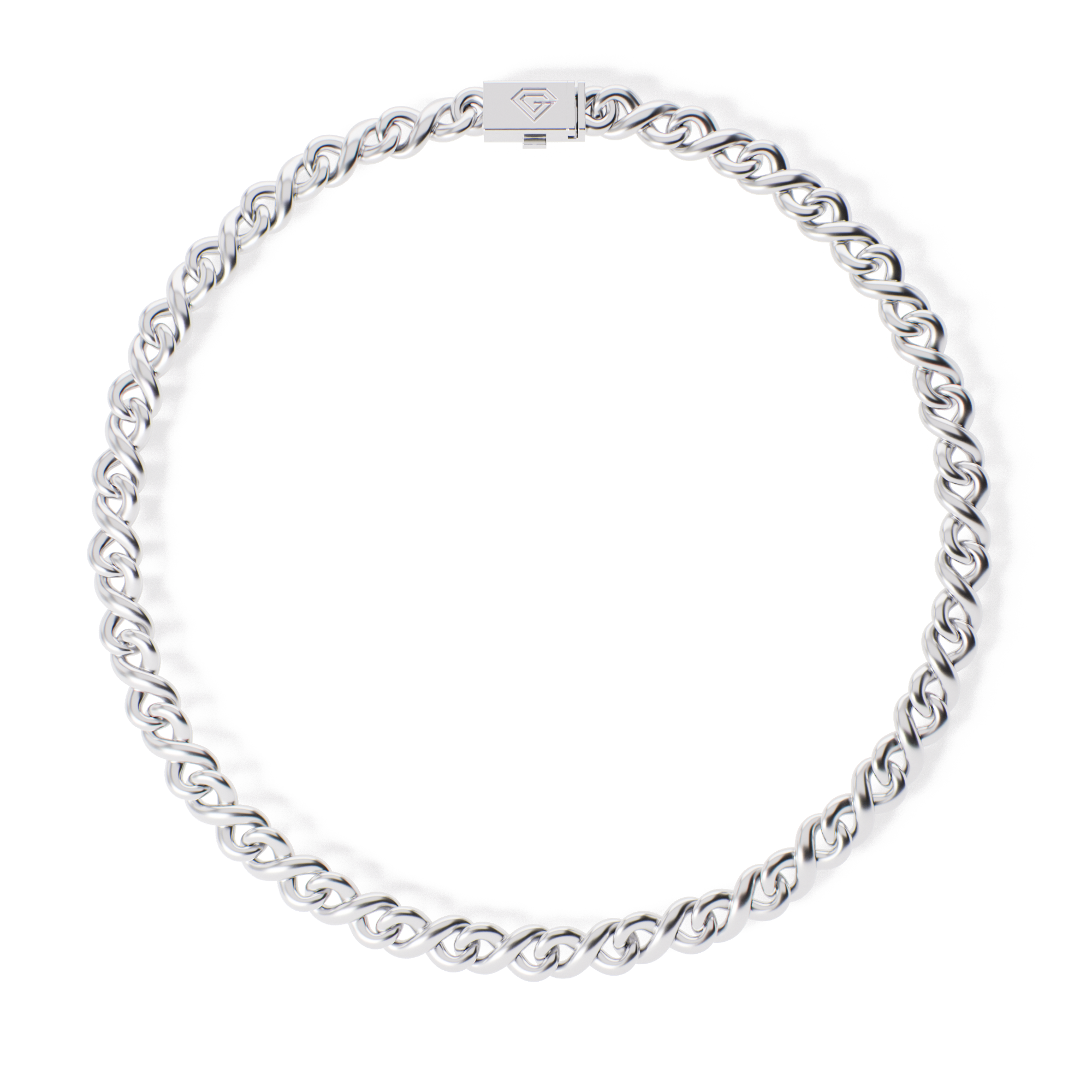 Classic Silver Infinity Chain