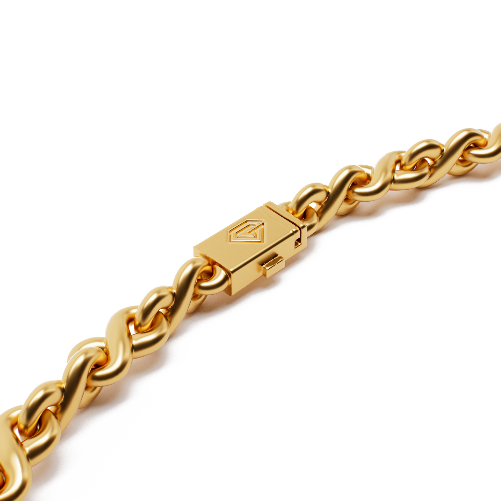 Twisted Gold Infinity Chain