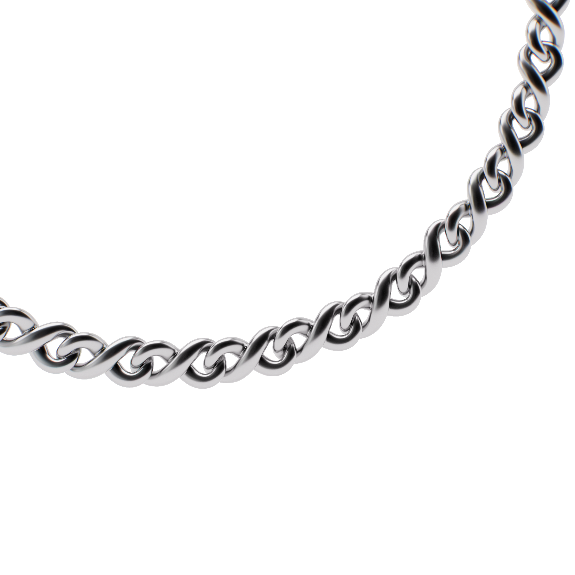 Classic Silver Infinity Chain