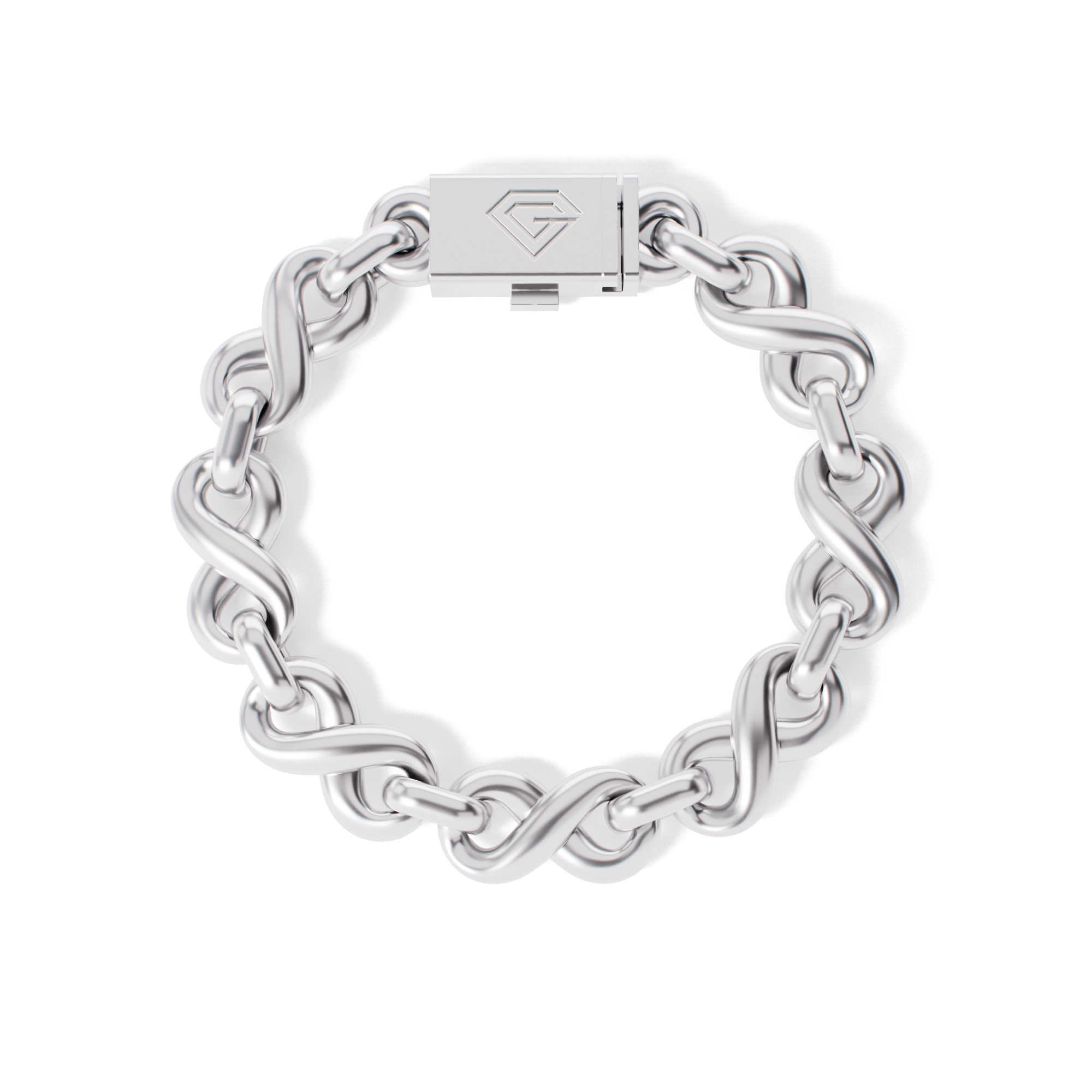 Silver Infinity Link Bracelet