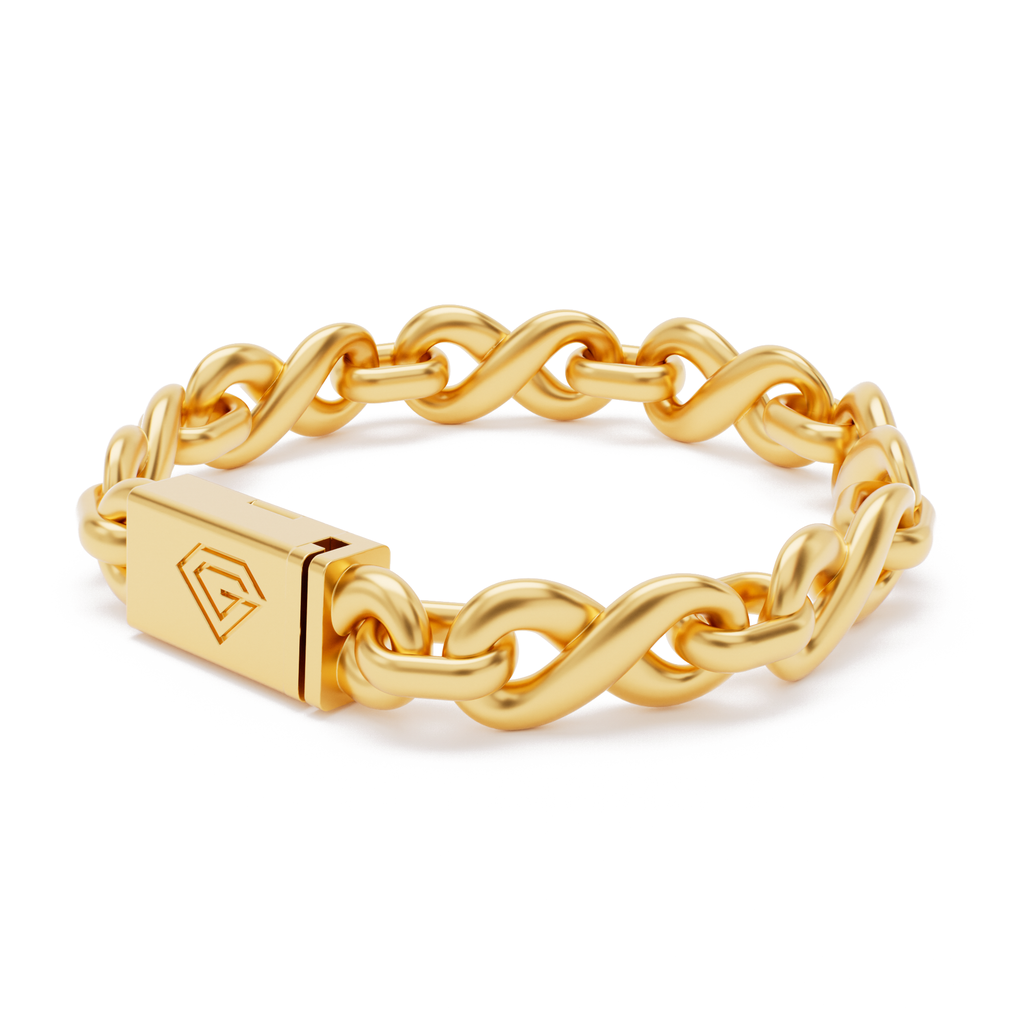 Gold Infinity Link Bracelet