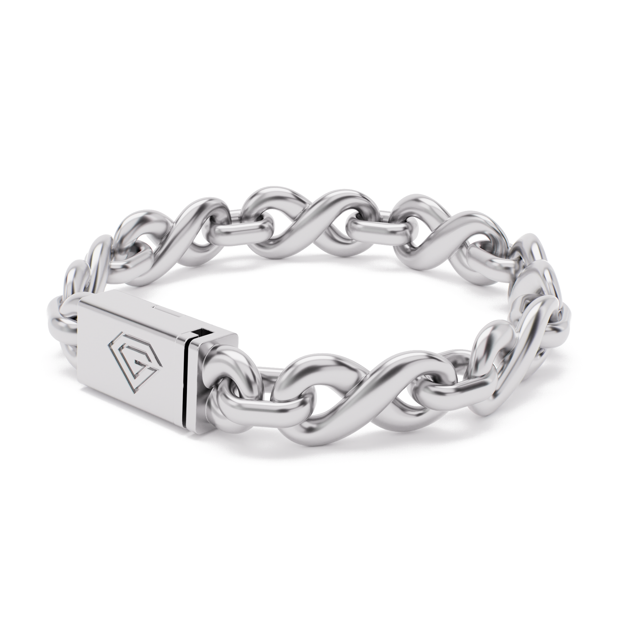 Silver Infinity Link Bracelet