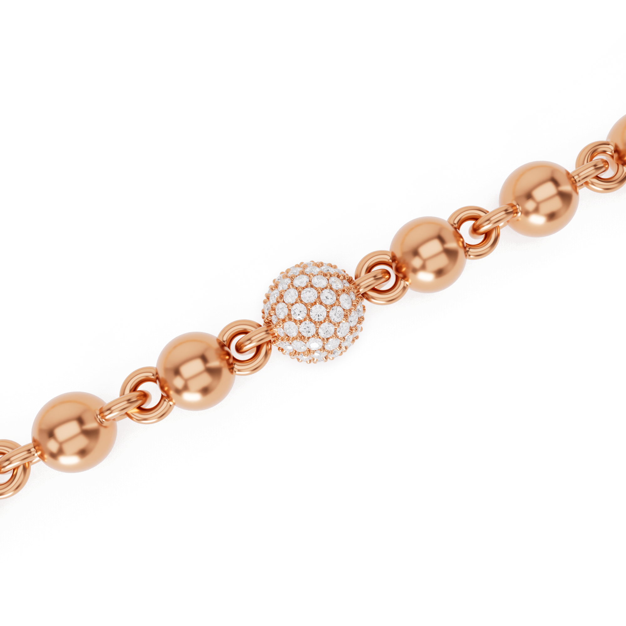 Diamond Ball Bracelet