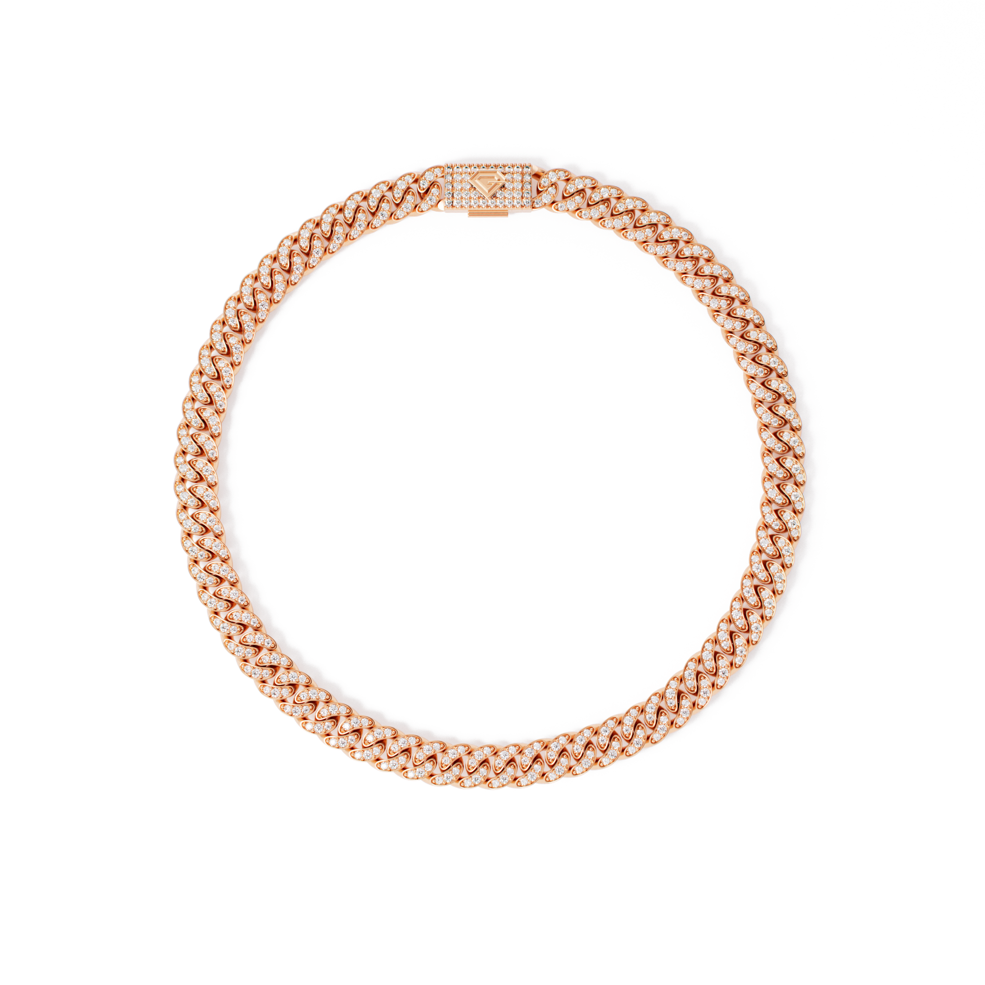 Diamond Cuban Bracelet (Large)