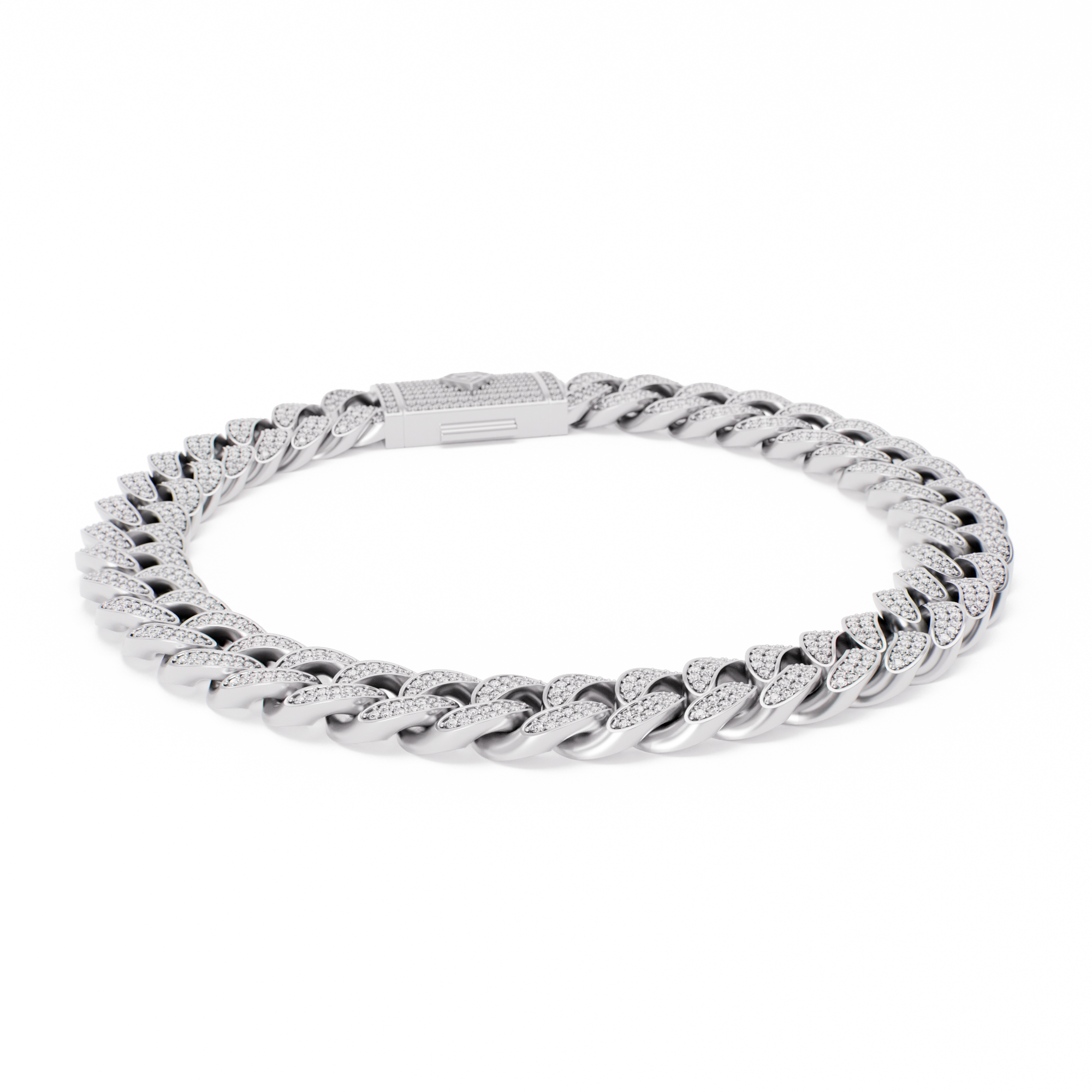 Diamond Cuban Bracelet (XLarge)