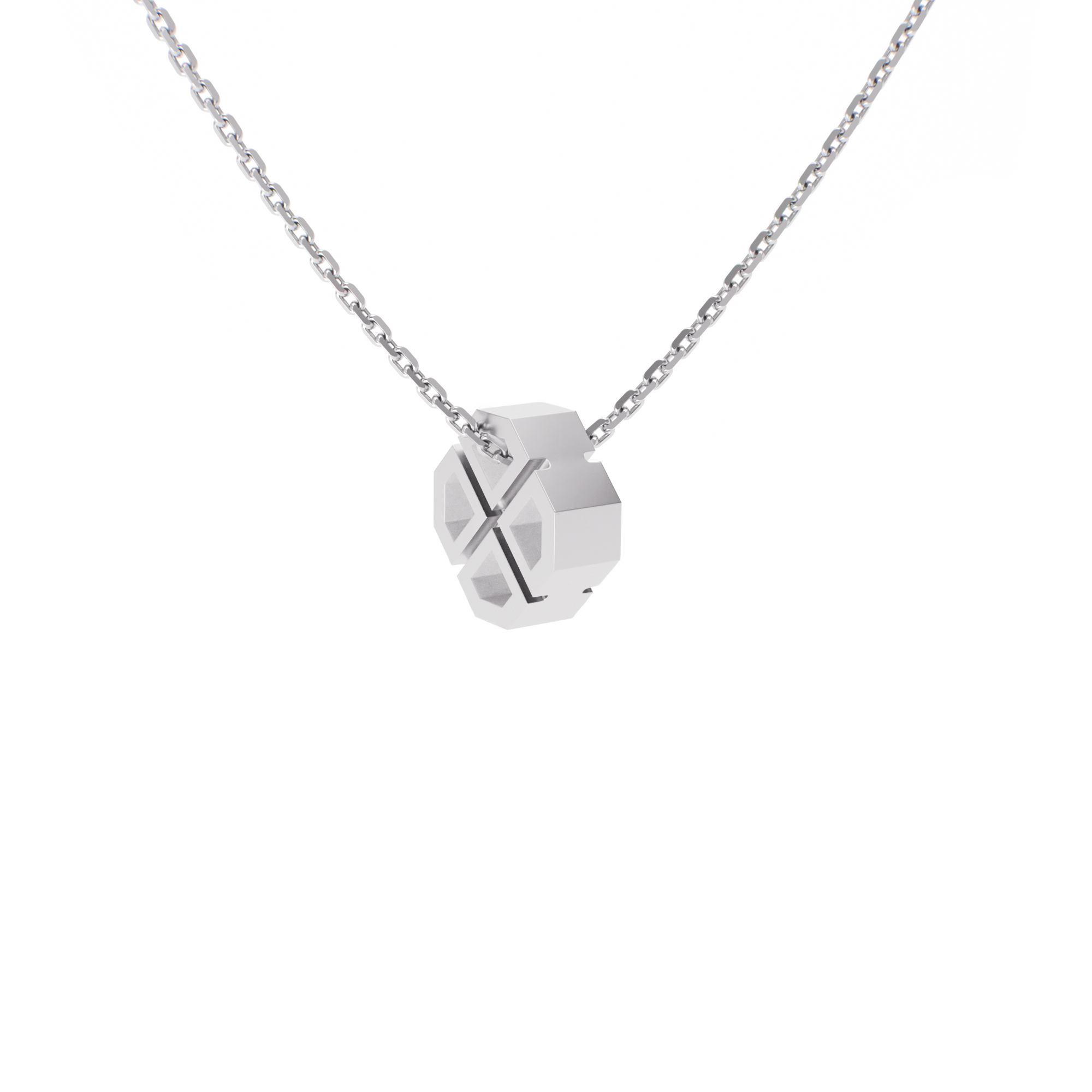 Silver GG Signature Pendant