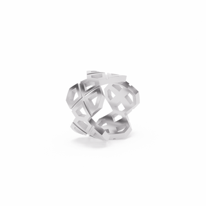 GG Signature Ring Silver